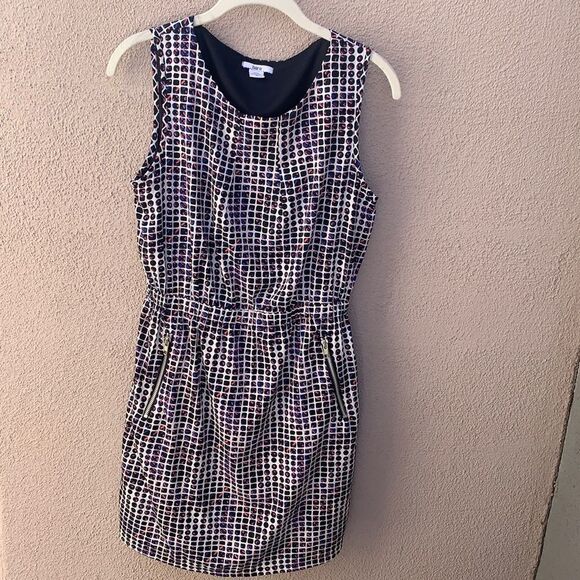 BARlll Medium Scoop Neck Short Sleeve Women’s Dress Elastic Waist Front Pockets - Picture 1 of 8